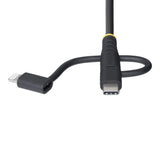 Rugged Usb Multi Charging Cablecabl Usb To Lightning/Micro-Usb/Type-