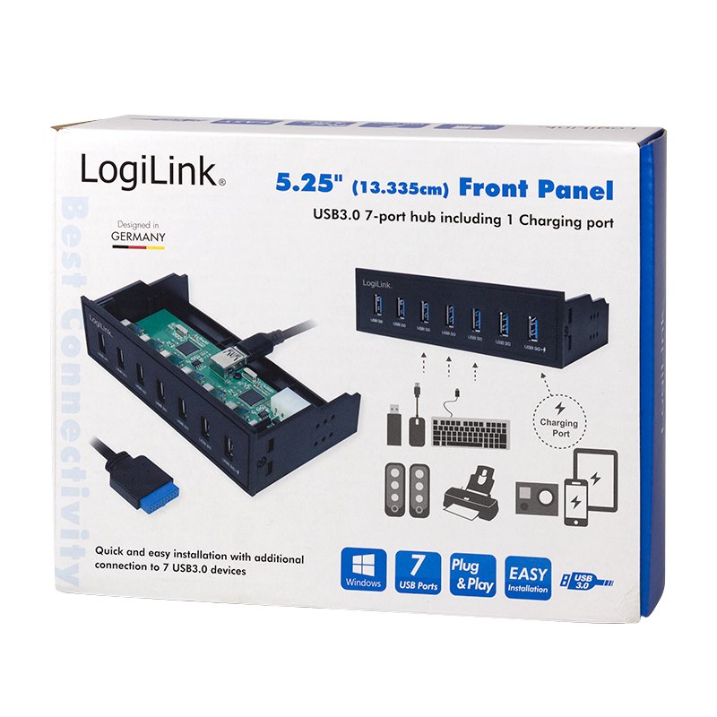 EAN 4052792053012 - LogiLink UA0342 lector de tarjeta Interno Negro imagen 5