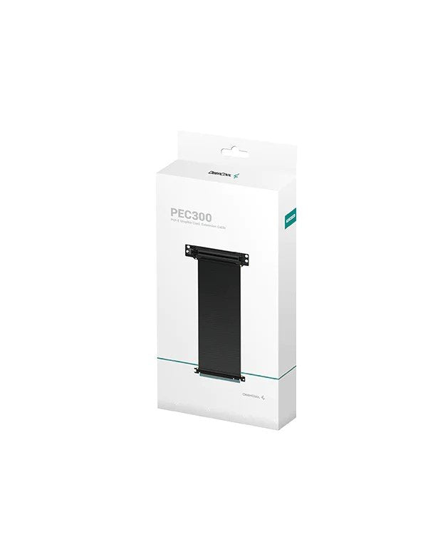 Cable Riser Vga Deepcool Pec-300 Negro Pci-E/250mm/164 Pin Dp-Ec-Pec300