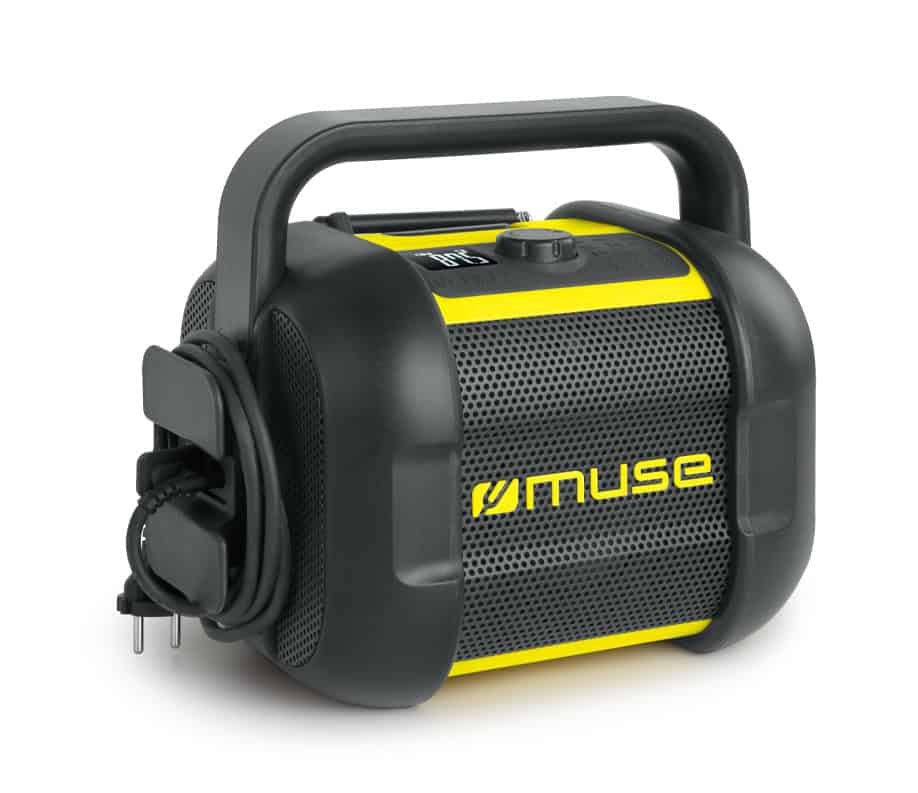 EAN 3700460209346 - Muse M-968 BTY radio Lugar de trabajo Analógica Negro, Amarillo imagen 1