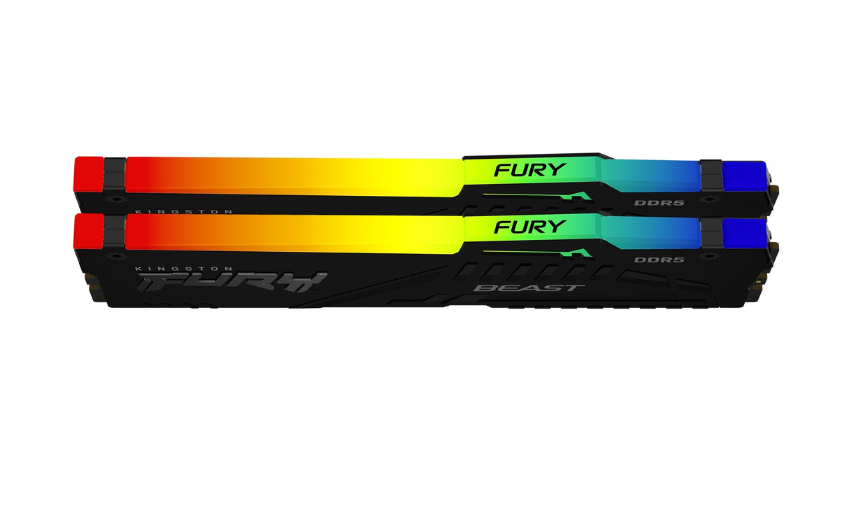 Kingston 64gb 5600mt S Ddr5 Cl40 Dimm Kit Of 2 Fury Beast Rgb