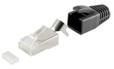 Netzwerk Modular Mecker Rj45 Set F. Verlegecable Negro Ve10