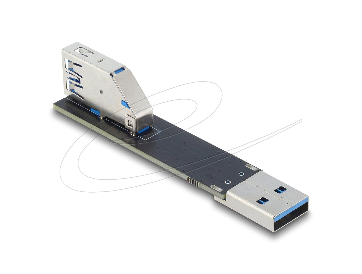 Delock Usb 10 Gbps Adapter Usb Typ-A Buchse Zu Stecker Gedreht 90° Unten
