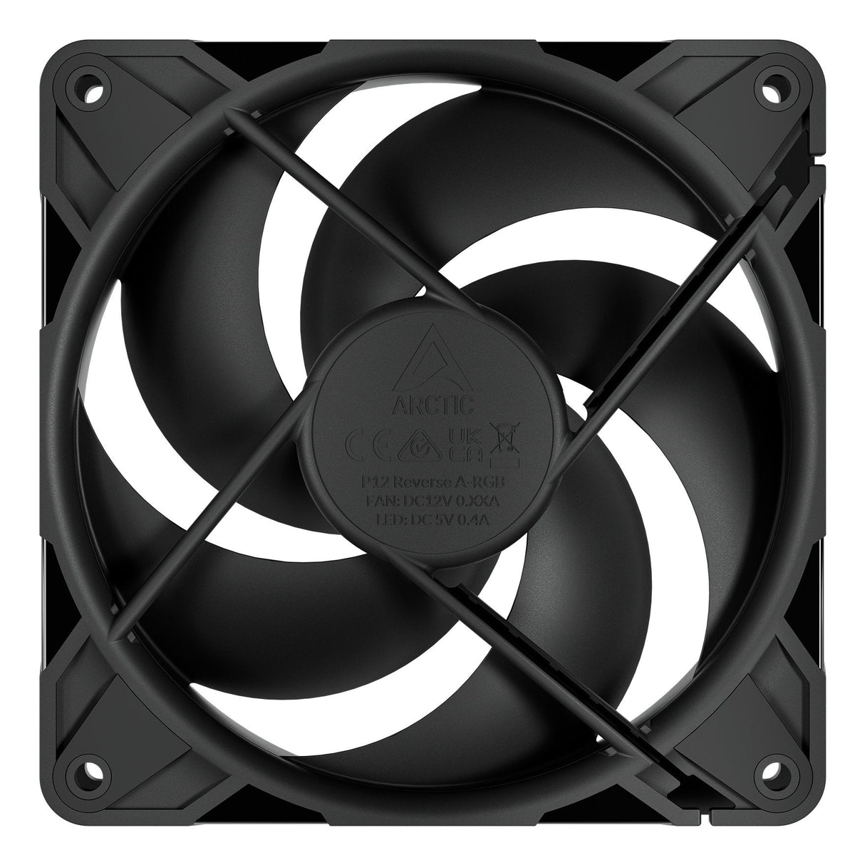 Ventilador Arctic P12 Pro Reverse 12cm Negro