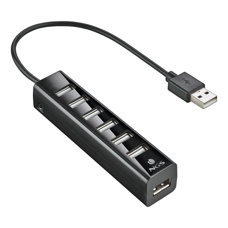 EAN 8435430621051 - NGS IHUB7 TINY USB 2.0 480 Mbit/s Negro imagen 3