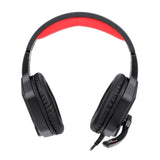 Redragon Themis Auricular Gaming Red Backlight 3.5mm Micrófono Negro