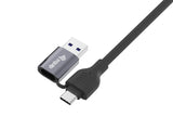 Cable Adaptador De Red Equip Usb-C + A A Rj45 Gigabit Ethernet 1.0m Negro