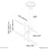 Soporte Neomounts By Newstar De Techo Para Tv