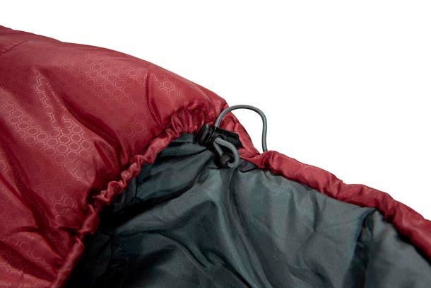 High Peak Redwood -3, Saco De Dormir Rojo Oscuro/Gris 23085