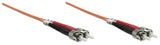 Cable Intellinet 1m St/St De Fibra Óptica E Infiniband Naranja
