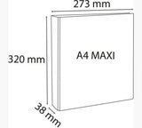Exacompta Carpeta De Anillas Kreacover 3,80 Cm