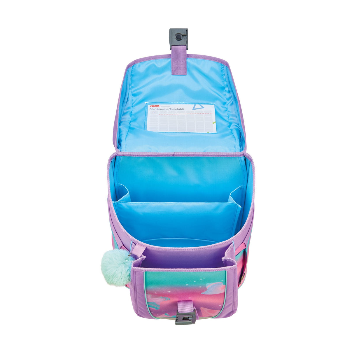 EAN 4008110396316 - Herlitz FiloActive XL Plus Ocean Lights juego de mochila escolar Chica Poliéster Azul, Rosa imagen 7