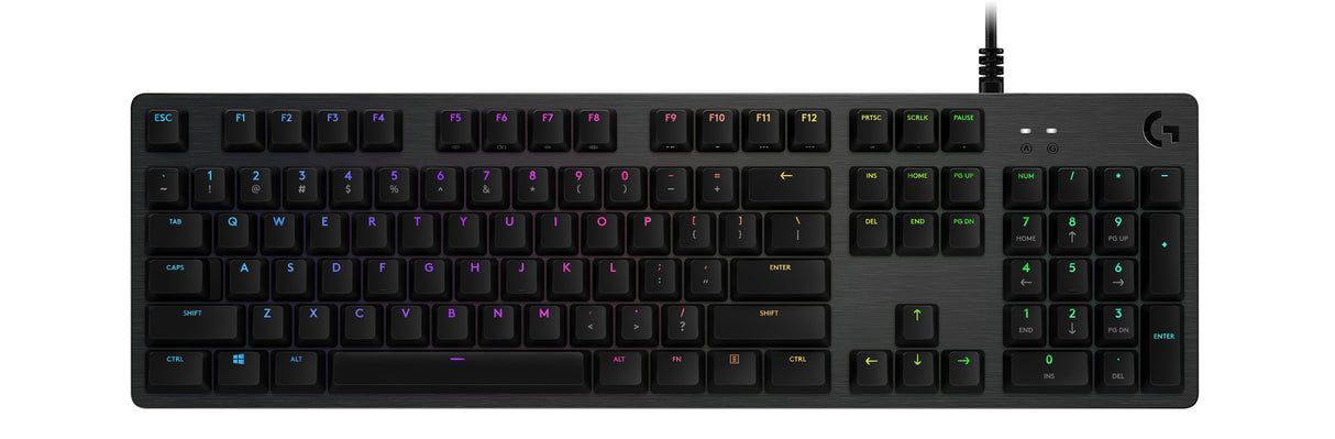 EAN 5099206080188 - Logitech G 920-008940 teclado Juego USB AZERTY Francés Carbono imagen 1