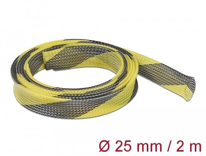 Delock 20747 Pasacables Negro, Amarillo