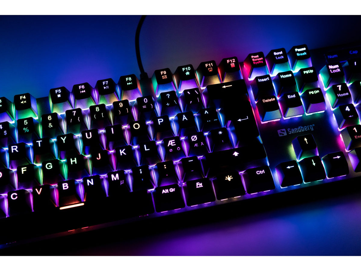 EAN 5705730640292 - Sandberg 640-29 teclado Juego USB QWERTY Nórdico Negro imagen 9