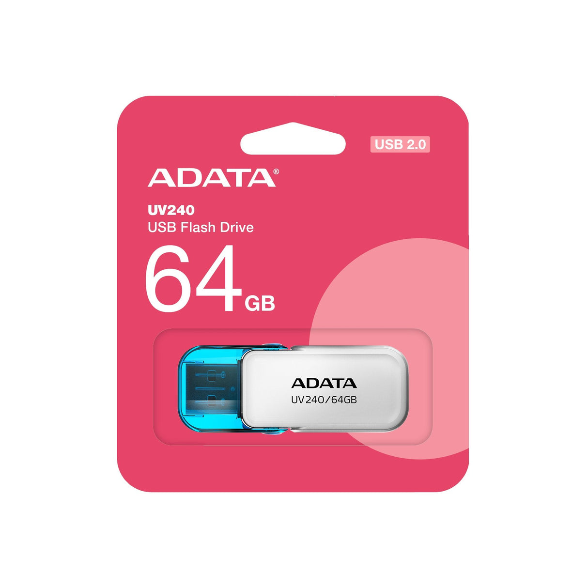 Pendrive Adata Uv240 64gb Usb 2.0 Blanco