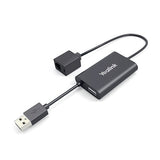 Yealink Cpn10 Adaptador De Cable Rj11 Usb Negro