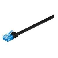 Cable  Microconnect V-Utp6a01s-Flat De Red 1 M Cat6a U/Utp (Utp) Negro