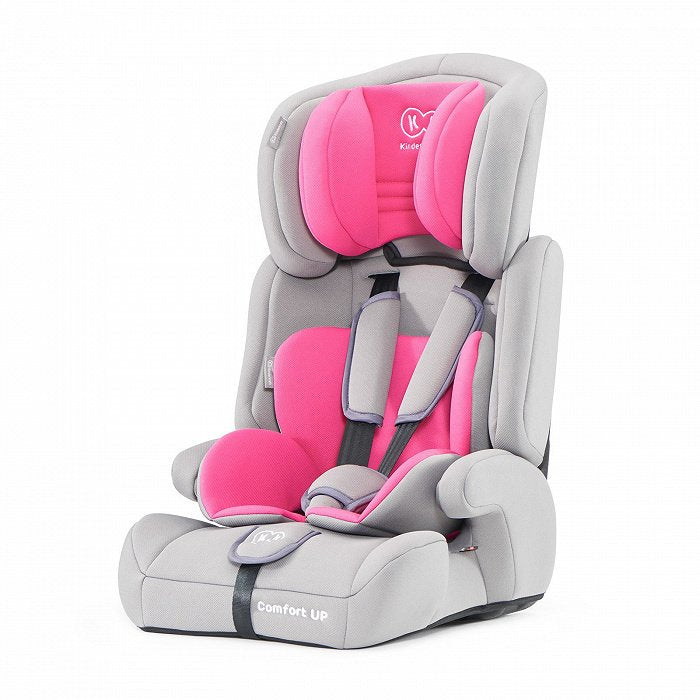 Kinderkraft Comfort Up Silla De Coche Para Bebé 1-2-3 (9-36 Kg, 9 Meses - 12 Años) Rosa