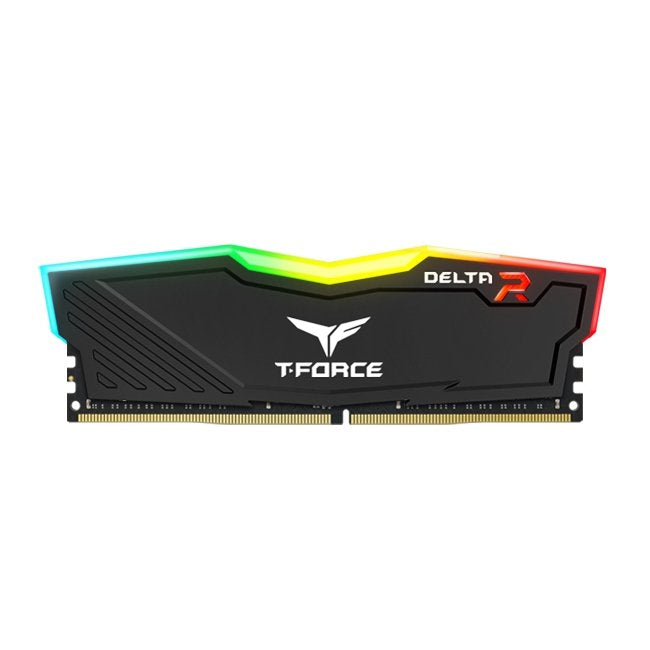 Memoria Ram Teamgroup Ddr4 16gb 2x8gb Pc3200 Delta T-Force Rgb/Cl 16/1.35v Tf3d416g3200hc16fdc01