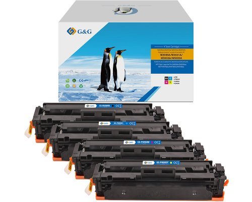 Toner G&G 4er Multipack Hp 415a