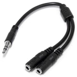Startech Adaptador Divisor Splitte Jack 3.5 M/H Negro 0.20m Muy1mffs