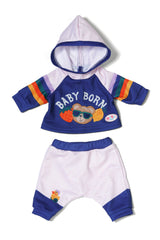 Zapf Creation Baby Born® Jogging Azul Marino 43cm, Accesorios Para Muñecas   838204