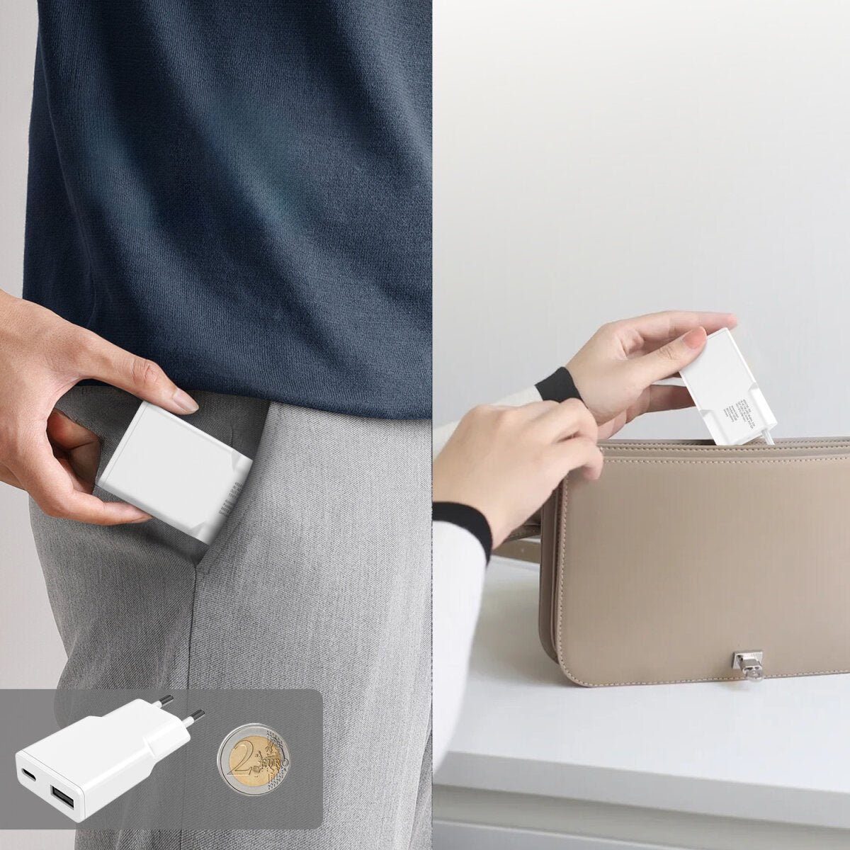 4smarts Ladegert Pdplug Duos Slim 20w Gan Usb-C A+Usb-C Cable