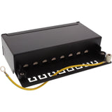 Inline Patch Panel Cat.6a Montaje De Mesa/Pared 8 Puertos Negro Ral9005