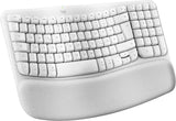 Teclado Alemán Logitech Wave Keys For Mac Hogar / Oficina Bluetooth Qwertz Blanco