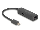 Delock 66938 Adaptador Usb Type-C A 2,5 Gigabit Lan Con Suministro De Energía 100 Watios