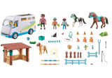 Playmobil 71493 Escuela De Equitación Móvil Caballos De La Cascada