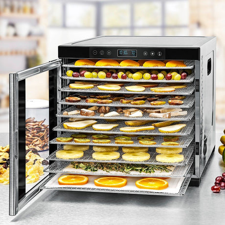 EAN 4001797465030 - Rommelsbacher DA 1050 deshidratador de alimentos Negro, Acero inoxidable 1000 W imagen 5