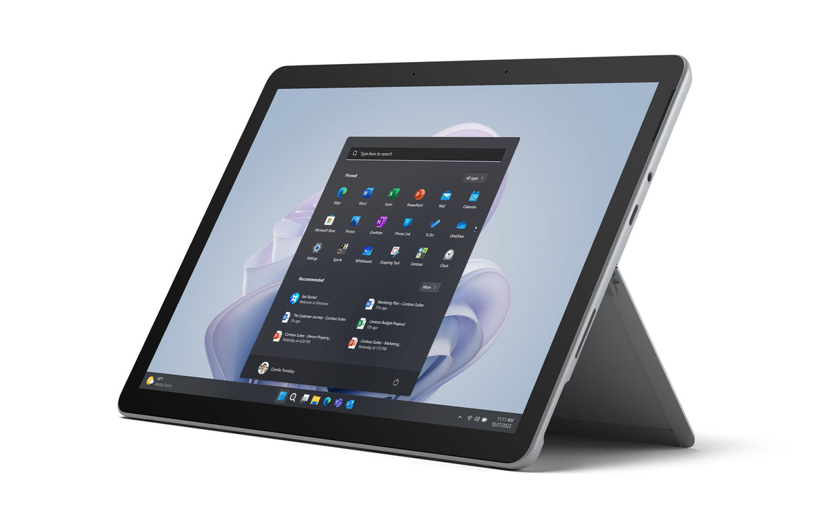 EAN 0196388170388 - Microsoft Surface Go 4 Intel® N 128 GB 26,7 cm (10.5") 8 GB Wi-Fi 6 (802.11ax) Windows 11 Pro Platino imagen 1