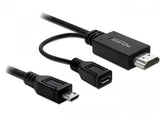 EAN 4043619829903 - DeLOCK 82990 Adaptador gráfico USB Negro imagen 1