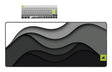 EAN 4044951039777 - Sharkoon SKILLER SGK50 S3 Design Bundle - D5 Alfombrilla de ratón para juegos Negro, Gris, Blanco imagen 1