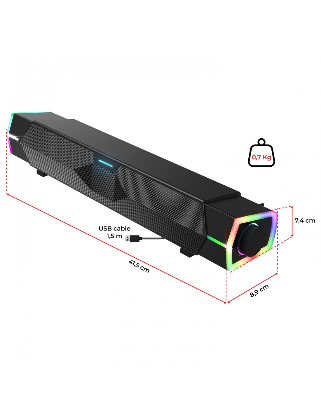 EAN 3700104434370 - Spirit of Gamer SP-6500 altavoz Negro Inalámbrico y alámbrico 6 W imagen 2