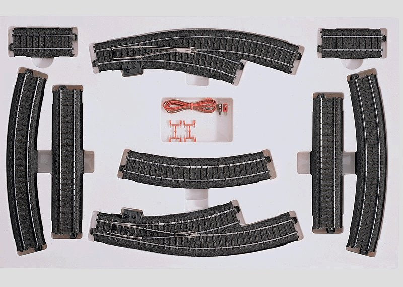 Märklin H0 C-Gleis Con Bettung 24904 Ergänzungs-Set C4