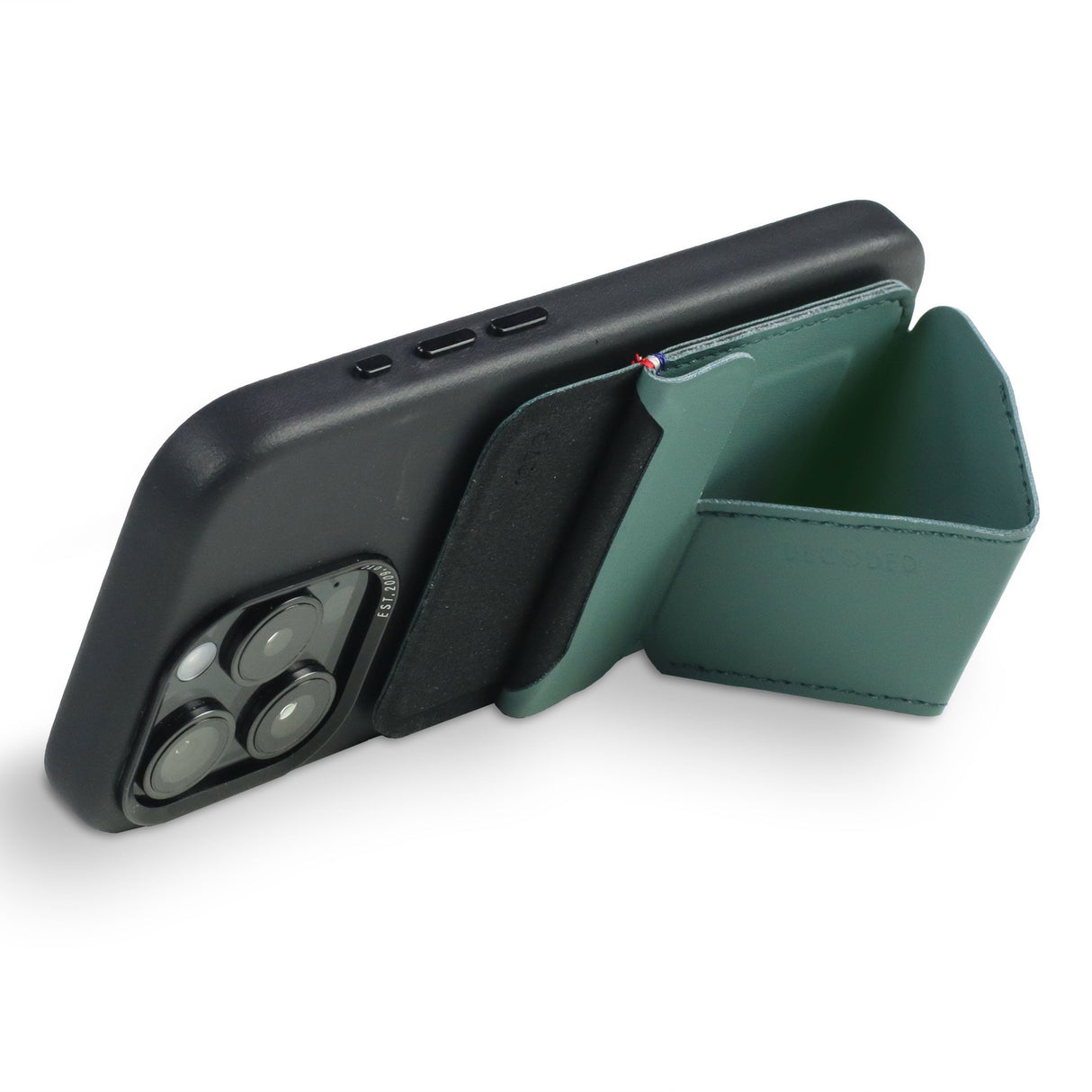Decoded Silicone Magsafe Card Stand Sleeve Sage Leaf