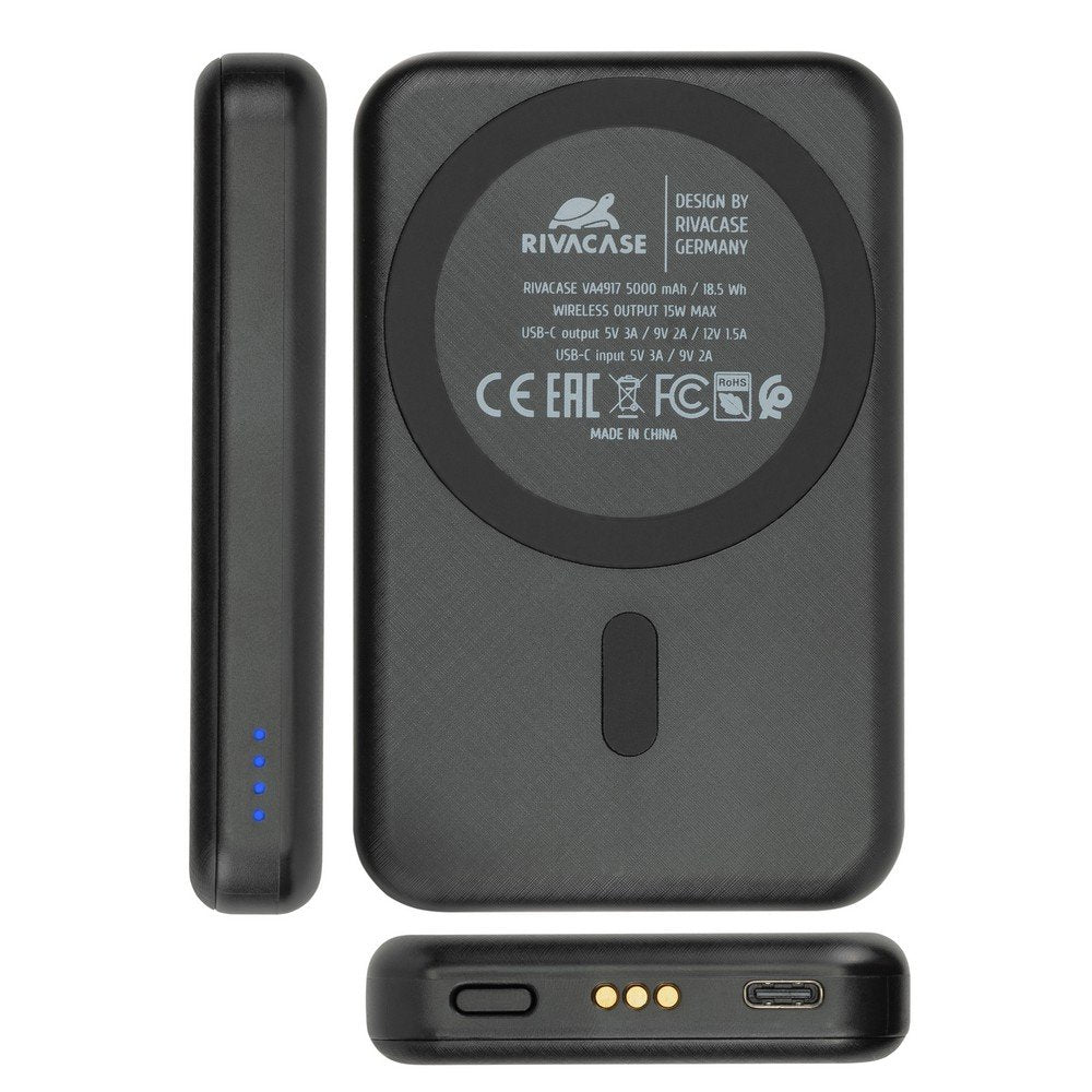 EAN 4260709014012 - Rivacase VA4917 cargador de dispositivo móvil Auriculares, Smartphone, Reloj inteligente Negro USB Cargad imagen 7