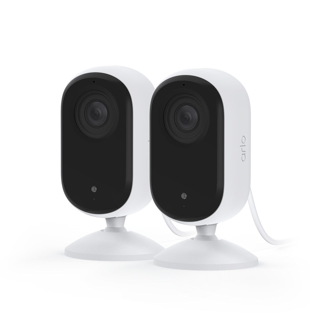Arlo Esencial De Cámara Interior De 2k, Cámara De Monitoreo White/Black, Series 2, Set, Wlan, 4 Mp Vmc3260-100eus