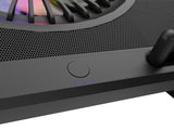 Base Refrigeradoras Genesis Oxid 850 Rgb 15.6"-17.3" Usb, 5 Ventiladores