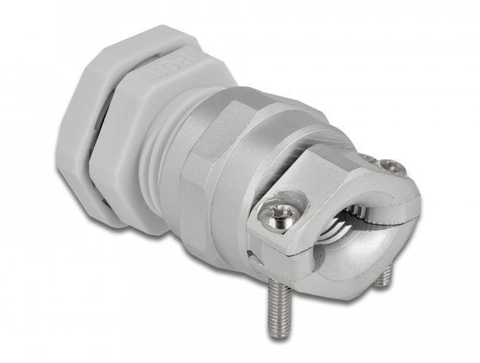 Delock 60354 Prensaestopas Pg11 Con Alivio De Tensión Y Protección Contra La Flexión Gris
