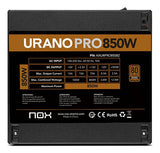 Fuente Alimentacion Atx Nox Urano Pro 850w Bronze