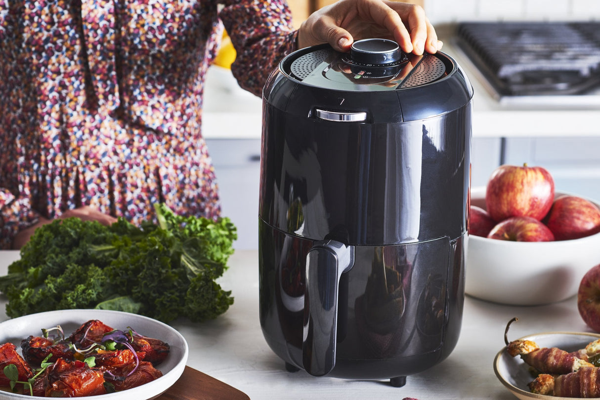 Freidora De Aire  Tefal Ey1018 Caliente Frío, Negro