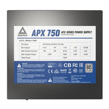 Montech Apx750 Fuente De Alimentación 750 W 20+4 Pin Atx Atx Negro