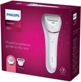 EAN 8710103935520 - Philips 8000 series BRE730/10 depiladora Rosa, Blanco imagen 3