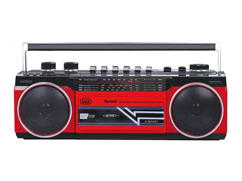 Radio Portátil Rr 501 Bt  Bt+Usb Roja