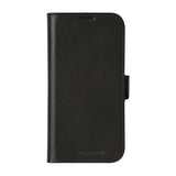 Dbramante1928 Copenhagen Funda Con Tapa Para Teléfono Móvil Cuero De Grano Entero Negro Para Apple Iphone 16 Plus