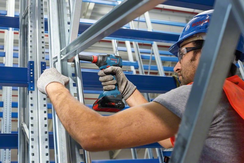 Bosch Professional Atornillador De Impacto Inalámbrico Gdx 18v-200 Professional Solo, 18 Voltios Azul/Negro, Sin Batería Ni Cargador 06019j2204